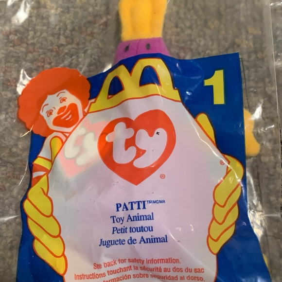 1993 Rare 1996 McDonalds Ty Beanie Babies Complete Package d Set of 10 - Picture 12 of 12